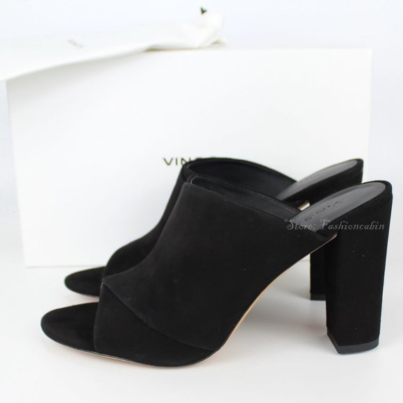 NEW Vince Suede Heath Cross Strap Sandal– Elegant & Versatile Luxe Footwear